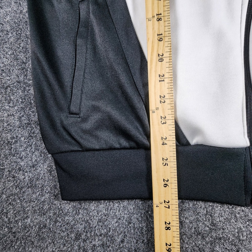 Adidas Trefoil Track Jacket Mens L Black White Colorblock Full Zip GD2030 - Picture 11 of 11